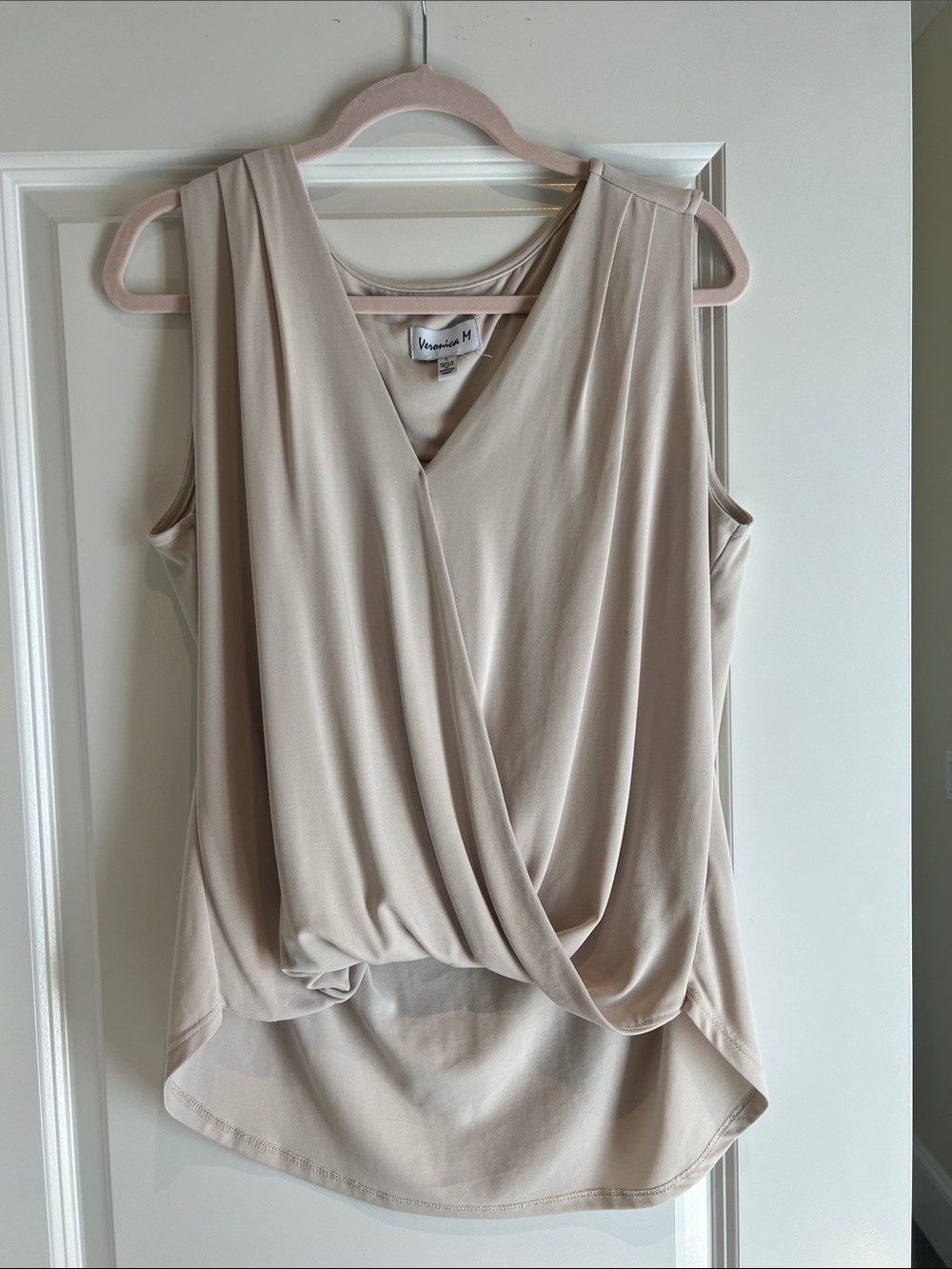 Veronica M Sleeveless Top in Beige